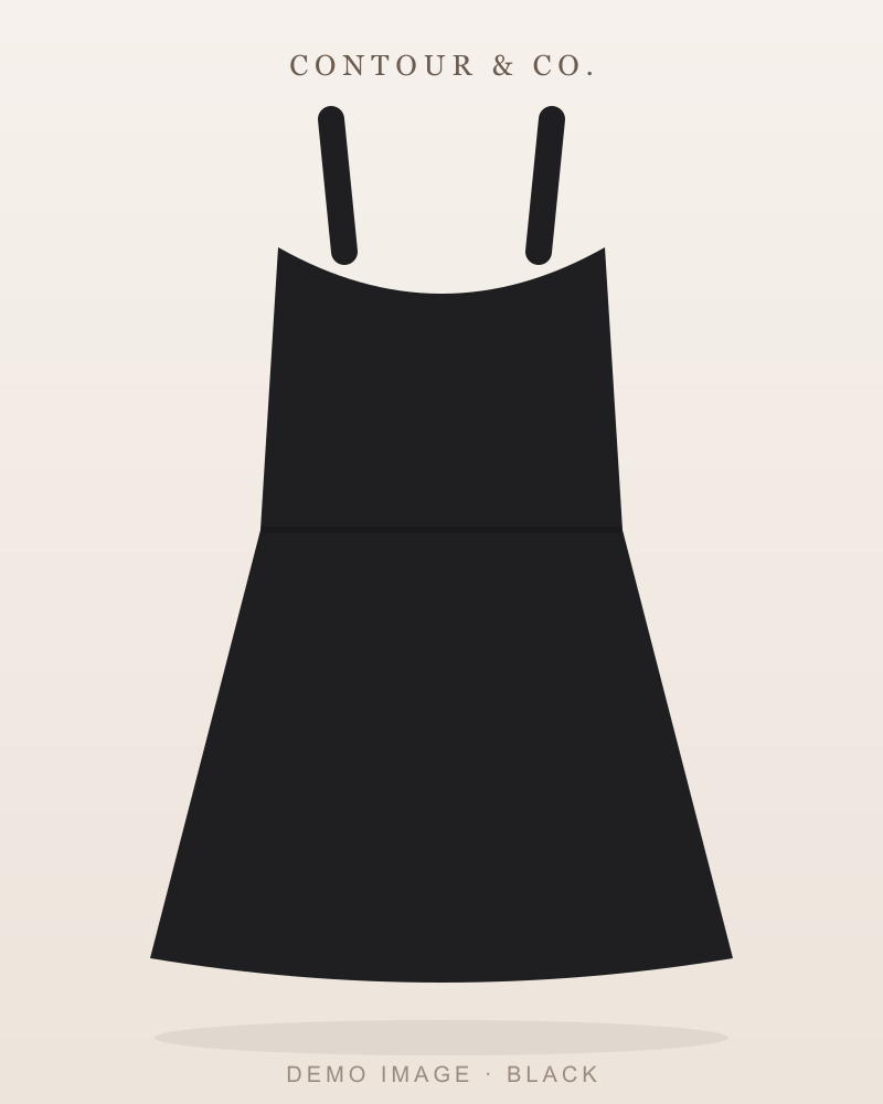 Shaping Swim Dress - Black