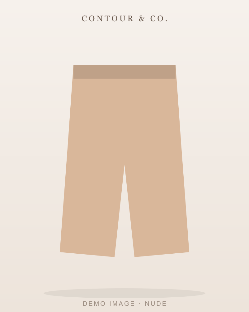 High-Waist Shaping Short - Nude