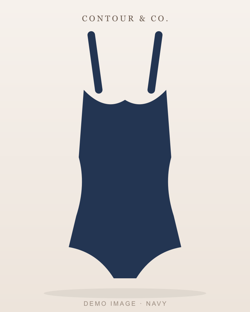 Tummy Control One-Piece - Navy
