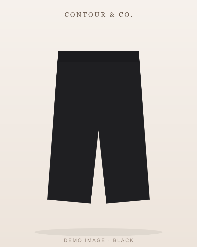 High-Waist Shaping Short - Black