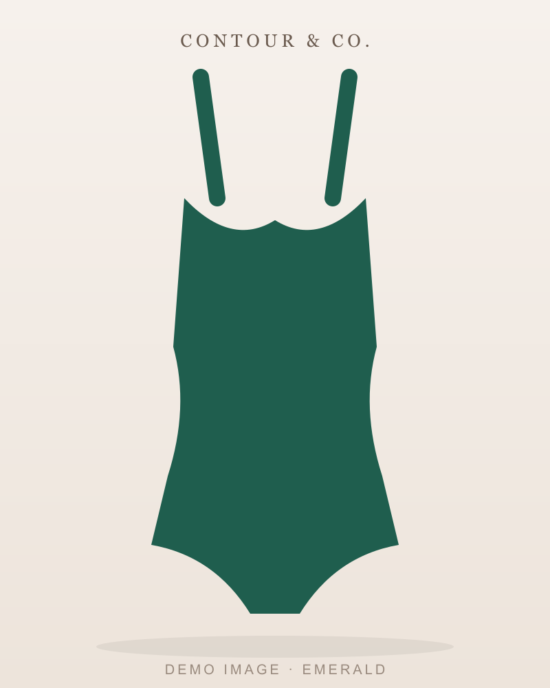 Tummy Control One-Piece - Emerald