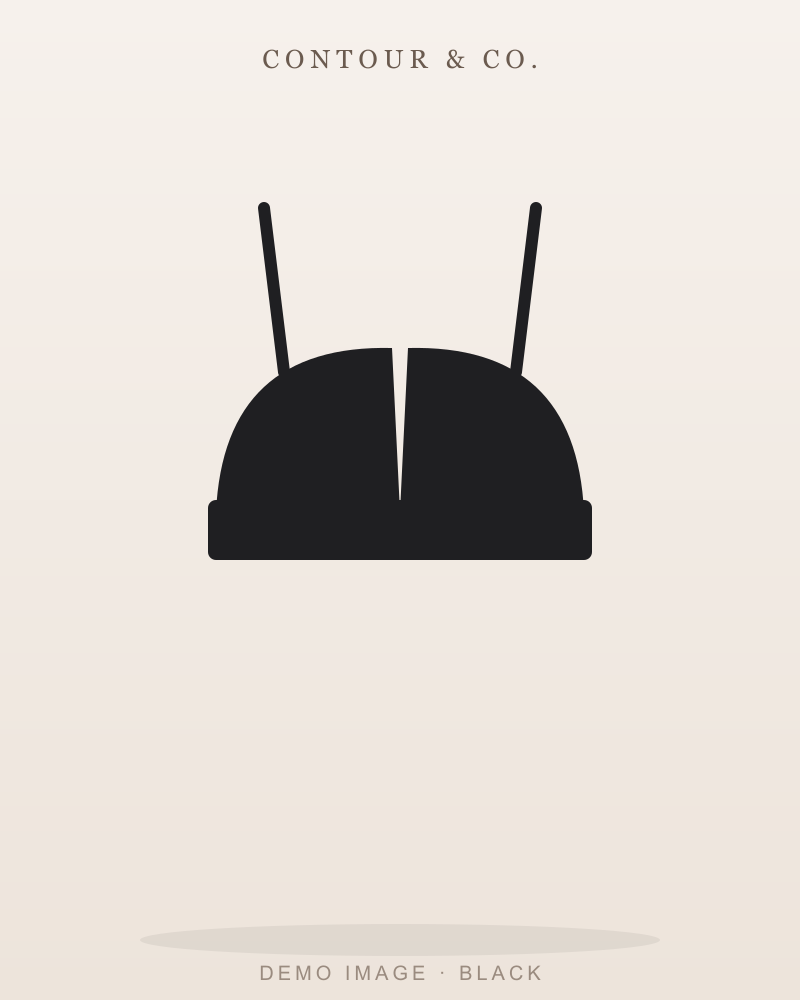 Everyday Wireless Bra - Black
